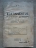 GEORGE P. NEMETESCU - TESTAMENTUL - 1929