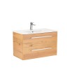 Dulap inferior Vario Clam 80 cu lavoar stejar-stejar