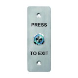 Buton de iesire, montaj ingropat, inox, LED, NO-NC-COM, IP65, 115 x 40 mm CSB-408LW SafetyGuard Surveillance, Oem