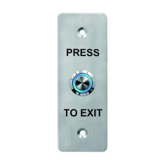Buton de iesire, montaj ingropat, inox, LED, NO-NC-COM, IP65, 115 x 40 mm CSB-408LW