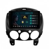Navigatie 2K Mazda 2 (2007-2014) 8GB RAM Android 13 Octacore Slot Sim 4G DSP GPS Wi-FI Carplay Android Auto USB Bluetooth Waze Touchscreen 9.5 Inch