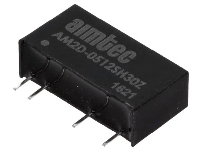 Convertor DC/DC 2W 5V la 12V SIP7 foto