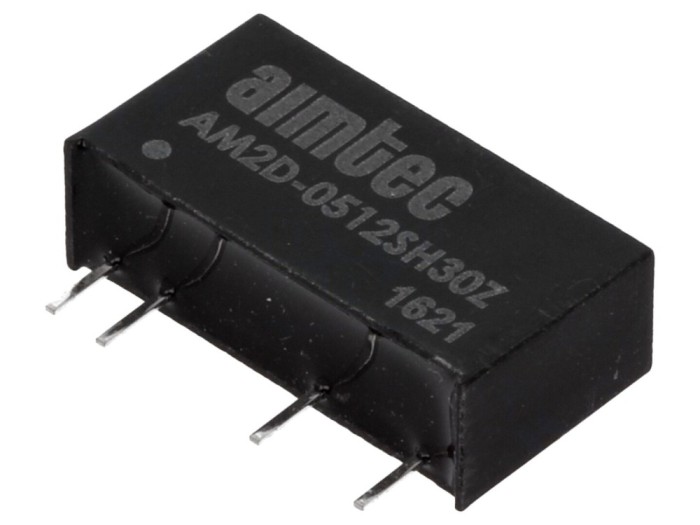 Convertor DC/DC 2W 5V la 12V SIP7