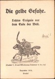 C527 Die gelbe Gefahr, Letztes Ereignis vor dem Ende der Welt, 1919