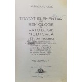 Tratat elementar de semiologie si patologie medicala (volumul 1) - 1934 - Hatieganu Goia ($T85)