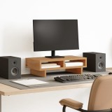VidaXL Suport monitor, stejar artizanal, 50x27x15 cm, lemn prelucrat