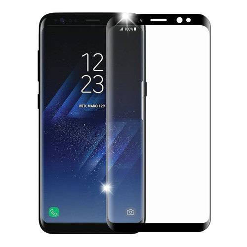 Folie sticla pentru Samsung Galaxy S8 Tempered Glass full cover 4D Black