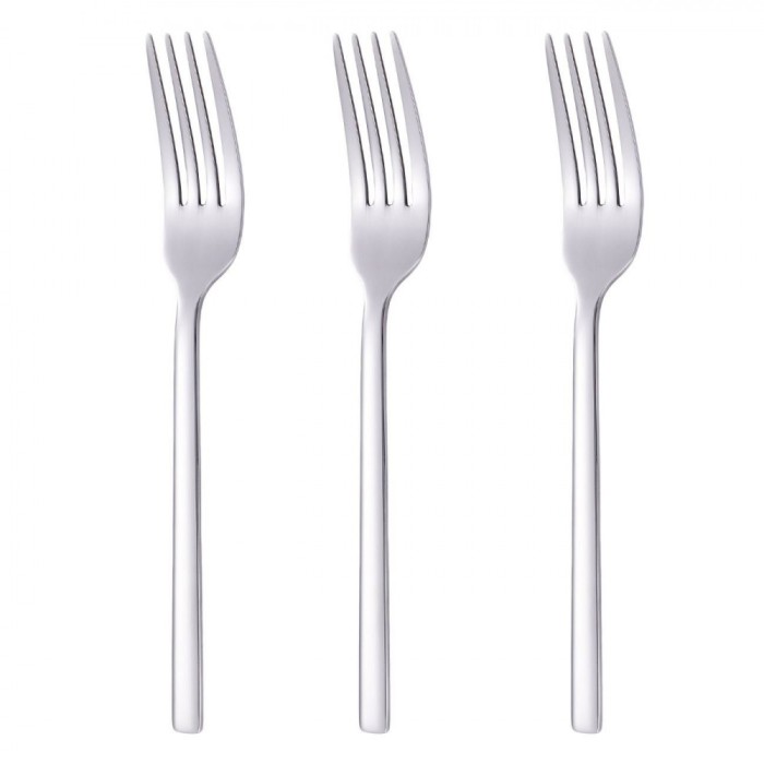Furculițe, Premium, Set 3 Bucăți, Oțel Inoxidabil, Lungime 21cm