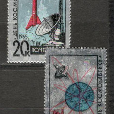 U.R.S.S.1965 Cosmonautica-Ziua cosmonautillor FOLIE ALUMINIU MU.249