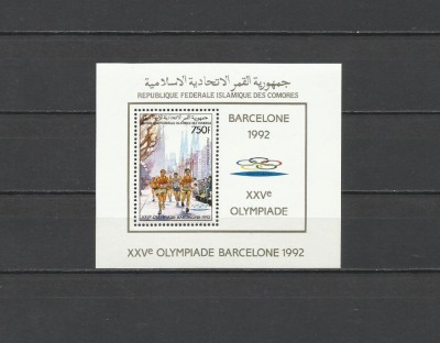 COMORES 1989 JOCURILE OLIMPICE BARCELONA foto