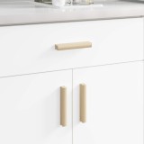 vidaXL M&acirc;nere drepte 587 pcs Culoare lemn natural 130 x 25 x 30 mm 864700