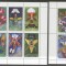 Tuva 58-65 Russian local - Butterflies Orchids 2 sheet of 6 and 2 MNH DA.147
