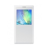 Pachet Folie Sticla + Husa Piele Originala Samsung Galaxy A7 A700 EF-CA700BW