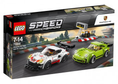 LEGO Speed Champions - Porsche 911 RSR si 911 Turbo 3.0 75888 foto