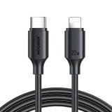Cumpara ieftin Cablu pentru incarcare si transfer de date Joyroom S-CL020A9, USB Type-C/Lightning, PD 20W, 1m, Negru