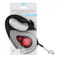 Lesa retractabila pentru caini TARTAN 3 m pana la 12 kg marimea XS foto