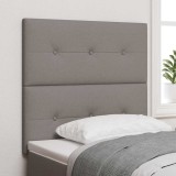Cumpara ieftin Tăblie cap cu headboard Manual Gri taupe 100 cm țesătură