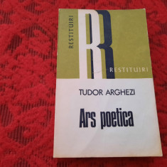 ARS POETICA - TUDOR ARGHEZI RF1/1