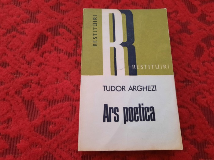 ARS POETICA - TUDOR ARGHEZI RF1/1