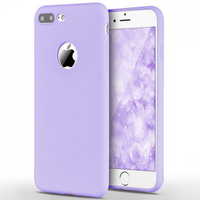 Husa pentru APPLE iPhone 7 \ 8 - Silicone Cover (Violet) foto