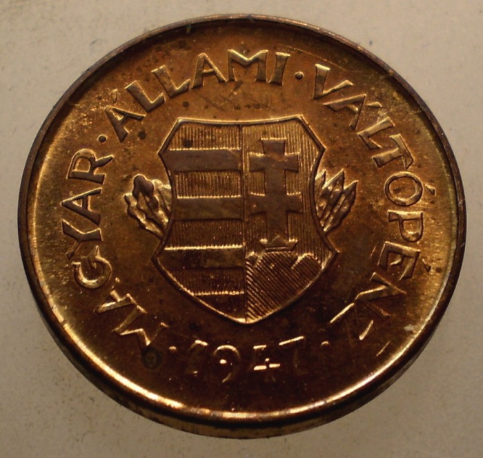 C.119 UNGARIA 2 FILLER 1947 PROOF RESTRIKE