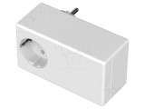 Carcasă pentru alimentator albă 65mm x 120mm x 50mm