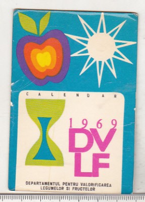 bnk cld Calendar de buzunar 1969 - DVLF foto