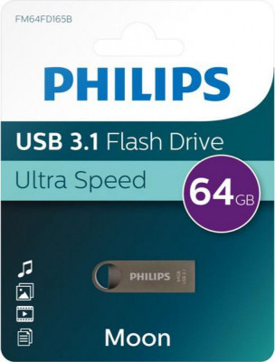 Memory Stick Usb 3.1 - 64gb Philips Moon Edition foto