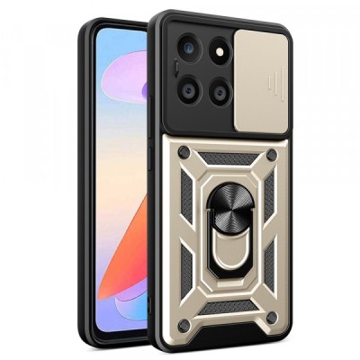 Husa pentru Honor X6a, Techsuit, CamShield, Aurie foto