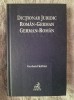 Dicționar juridic rom&acirc;n-german german rom&acirc;n Gerhard K&ouml;bler