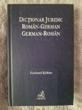 Dicționar juridic rom&acirc;n-german german rom&acirc;n Gerhard K&ouml;bler