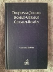 Dicționar juridic rom&acirc;n-german german rom&acirc;n Gerhard K&ouml;bler