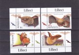 LILIECI, 2016,SERIE COMPLETA,Lp.2119,MNH ** , ROMANIA., Fauna, Nestampilat