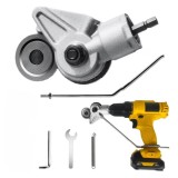 Set adaptor masina de gaurit pentru taiat tabla din otel, cupru, aluminiu, fier
