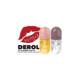 Set 2 Luciuri Volum Buze, Derol, Lip Plumper Plus Kit, Day And Night Double Maximizer, 2 x 8 ml