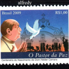 BRAZILIA 2009, Personalitati, Helder Camara, MNH, serie neuzata