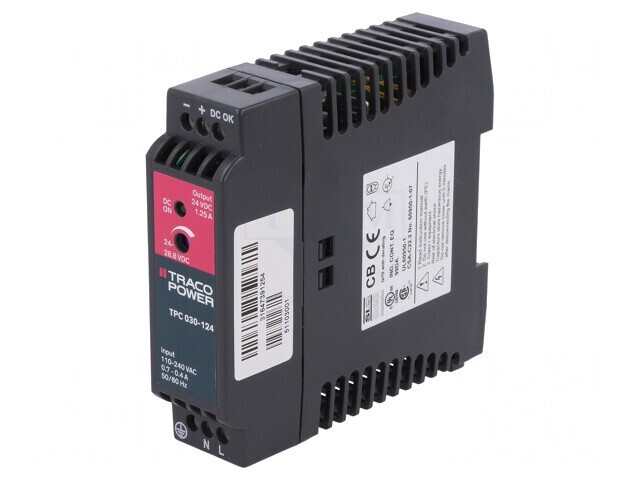 Alimentator Pulsatoriu DIN 30W 24V 1.25A