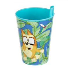 Pahar Plastic Bluey, Bleu, Pai Incorporat, Capacitate 260ml