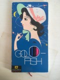 Cumpara ieftin Set Creioane colorate Goldfish chinezesti, anii 70-80, 10 culori