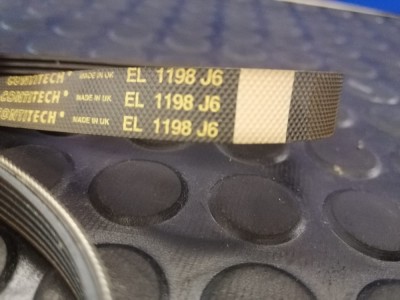 Curea masina de spalat Contitec EL1198 J6 , curea transmisie / L19 foto