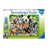Cumpara ieftin Puzzle Selfie cu animale, 300 piese
