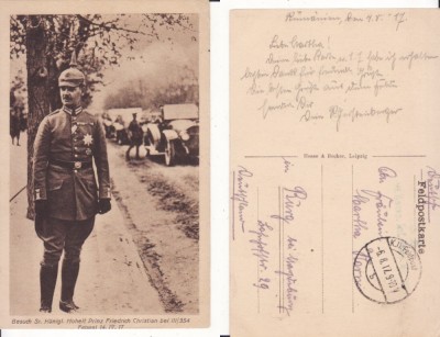 Focsani ( Vrancea ) - Prinz Christian-animata, rara-militara, WWI,WK1 foto