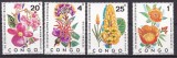 Congo 1971 flori MI 425-428 MNH