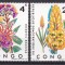 Congo 1971 flori MI 425-428 MNH