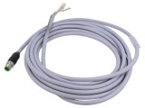Cablu M12 tată pentru senzori - 5m, IP67, 8 pini