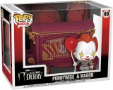 Figurina Pennywise &amp; Wagon - IT: Welcome to Derry - Pop! Town - Funko | Funko