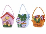 Cumpara ieftin Set 3 gentute Paste textil multicolor 13x7.5x21 cm