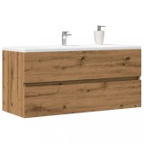 Gossi dulap chiuveta, stejar artizanal, 100x38,5x45 cm lemn prelucrat