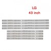 Barete led LG 43&quot; CRH-A4330300104L6CNRev1.0 CRH-A4330300105R6CNRev1.0 4 barete