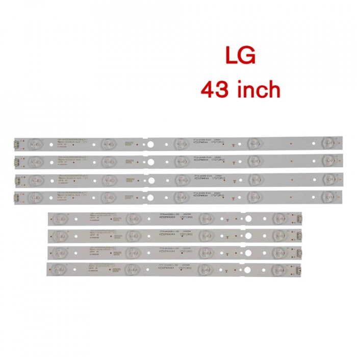 Barete led LG 43&quot; CRH-A4330300104L6CNRev1.0 CRH-A4330300105R6CNRev1.0 4 barete